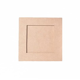 Porta retrato de madera marco para fotos cuadrado