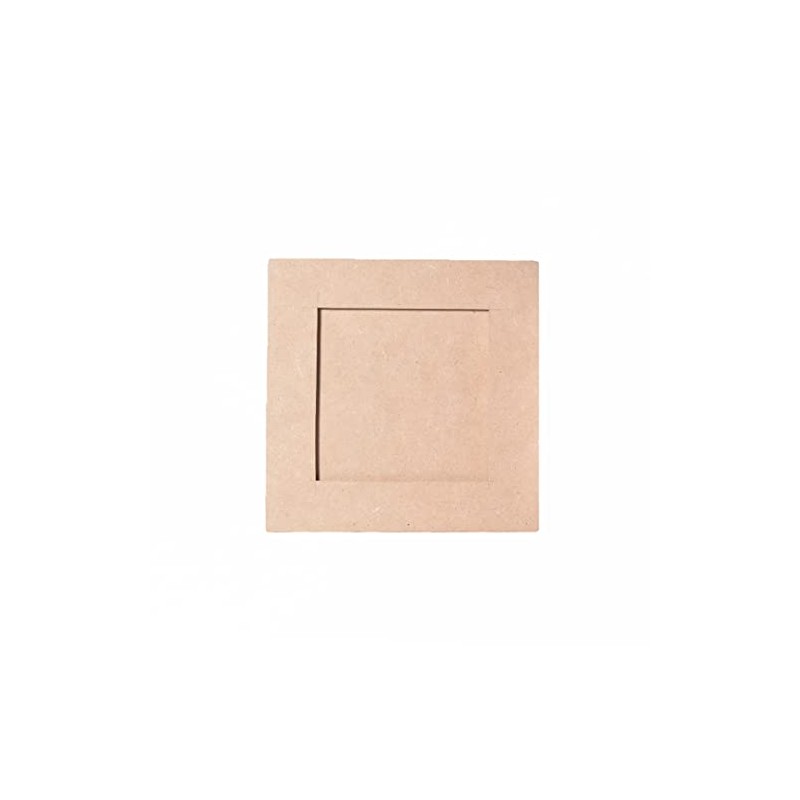 Porta retrato de madera marco para fotos cuadrado
