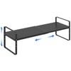 Expandable Cabinet Shelf Organizer Adjustable Metal Spice Rack Stackable Freestanding
