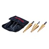 Amtech F0785 3 Piece high Speed Steel Step Drill Set
