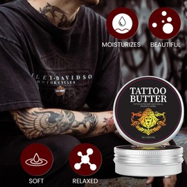 Tatoo cream 50G Tattoo Aftercare Cream - Old & New Tattoo Healing Cream Brightener for Color Enhance - Moisturizing,Nourishing,Repairing Tattoo Butter