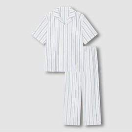 JAJU [JAJU] Women's Striped Short Sleeve 10-part Pajama Set (Choose 1 of 2 types)