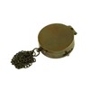 NKlaus Compass with Lid and Chain Made of Antique Brass,