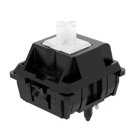 DUROCK POM Piano Linear Switches, 63.5g Keyboard Switch, Deeper Sound Super Smooth Performance 5 Pins Mechanical Keyboard Switches (POM Piano 63.5g Lubed, 110pcs)