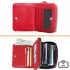 DELIRSTYIN Genuine Wallet Women RFID Blocking Card Holder, Small Leather