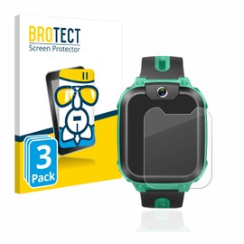 BROTECT Protective Glass for Imoo Watch Phone Z1 (Pack of 3) Protective Film Tempered Glass [Extremely Scratch-Resistant 9H, Anti-Fingerprint, Ultra Transparent]