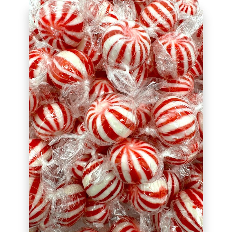 Klub Bulk Jumbo Peppermint Balls -1.5 lbs Premium Peppermint Candy-Individually