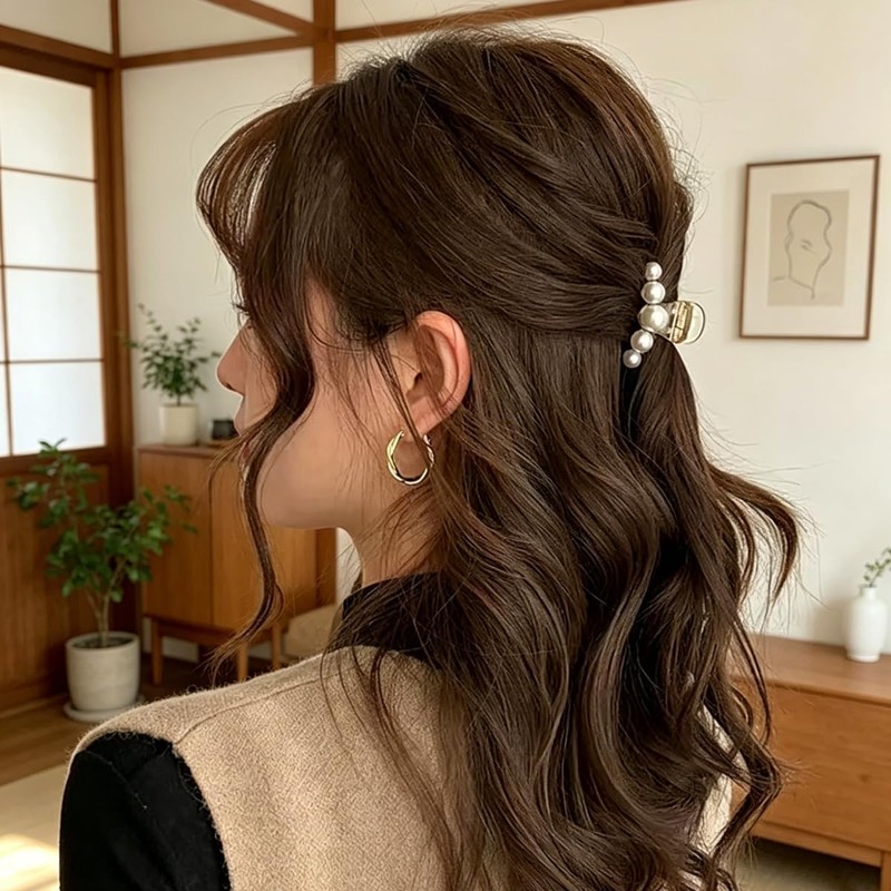 ヘアクリップ バレッタ 6点セット フラワーデザイン 髪留め 滑り止め 頭皮が痛くない おしゃれ まとめ髪 髪飾り