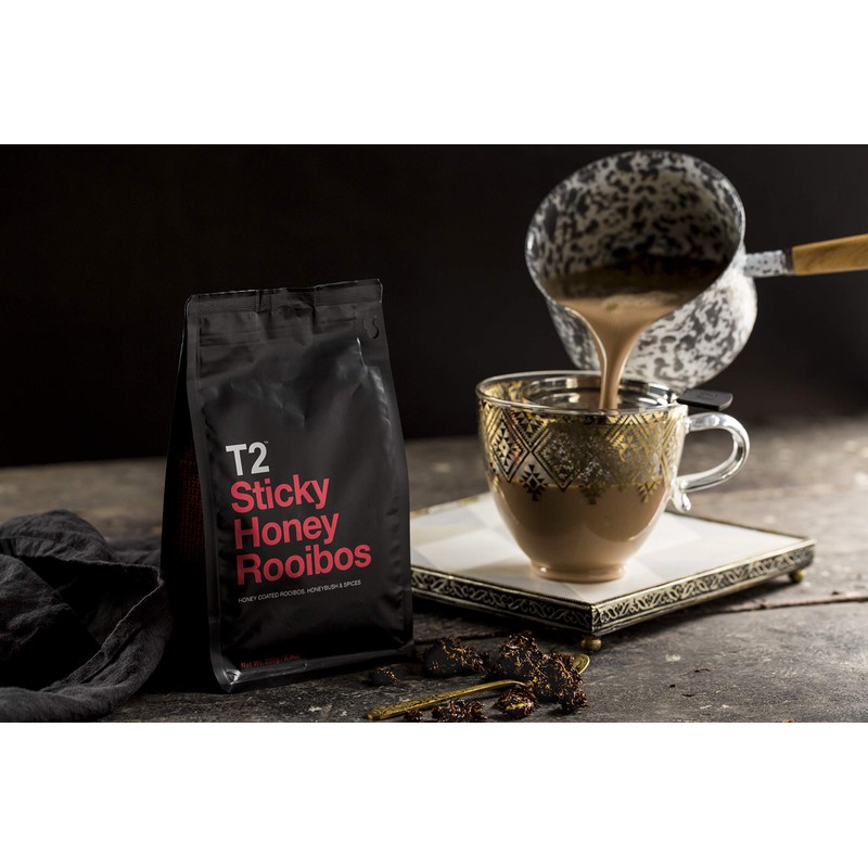 T2 Tea Sticky Honey Rooibos, Loose Leaf Herbal Tea in