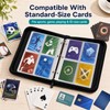 1 Large Capacity Trading Card Binder, 4-Pocket Card Holder with