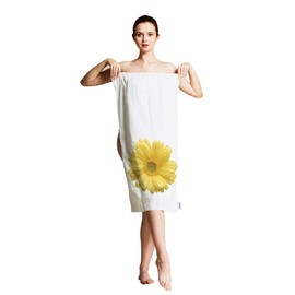 oFloral Hand Towels Sunflower On White Background,Soft Comfortable Super-Absorbent Towel for Bathroom Kitchen Spa Gym Yoga 15X30 Inch