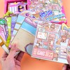 DIY 3D Mini Fun House Scene Stickers Book with Tweezers