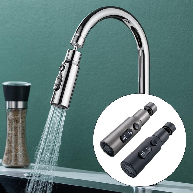 Swivel Faucet Aerator, 360 Degree Rotating Kitchen Sink Faucet Head