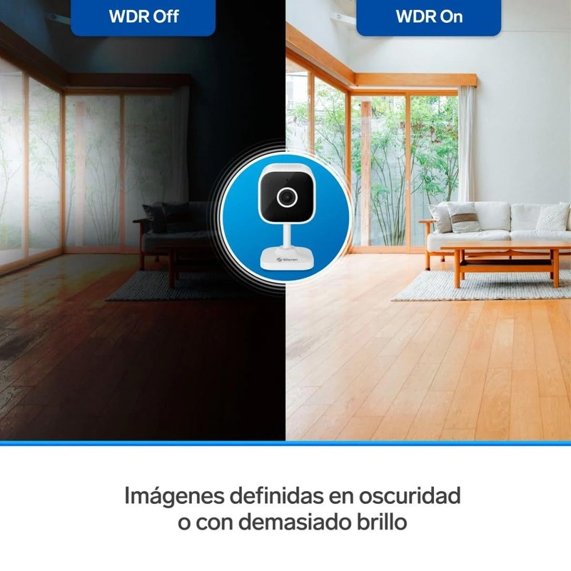 STEREN Cámara de Seguridad Wi-Fi* 3 Mpx Fija