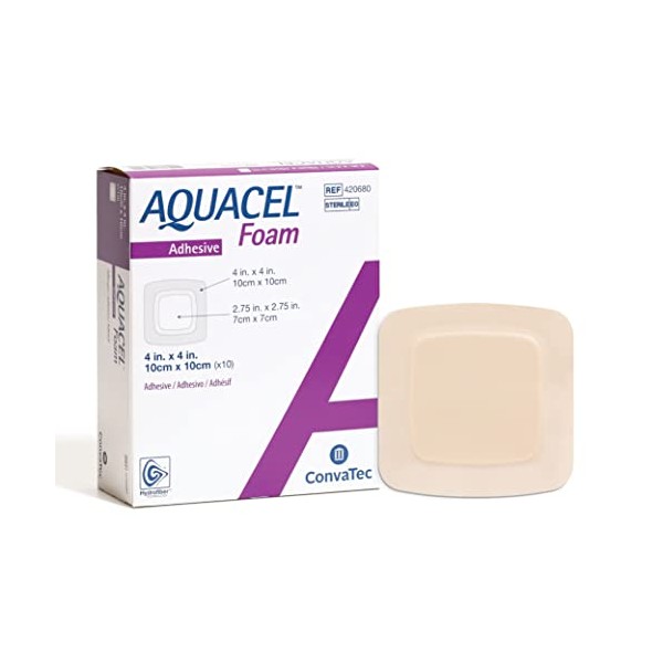 Aquacel Foam Dressing by Convatec ( Dressing, AQUACEL Foam, Adhesive,