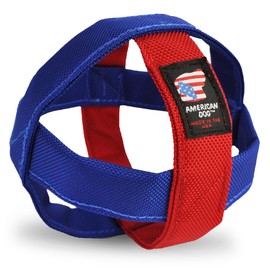 American Dog Catapult Cage – Durable Fetch & Tug Dog Toy Made in USA from Pet-Safe, Machine-Washable 1680 Ballistic Nylon Material for Bonding, Play Time, Mental Stimulation, Exercise, Training & More