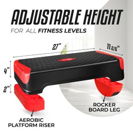 Yes4All Multifunction Step Platform - Red