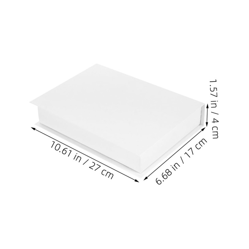 GLEAVI 3pcs Decorative Faux Books for Aesthetic Home Decor Lightweight
