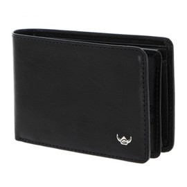 Golden Head Colorado RFID Leather Wallet 7.5 cm, black, coin purse