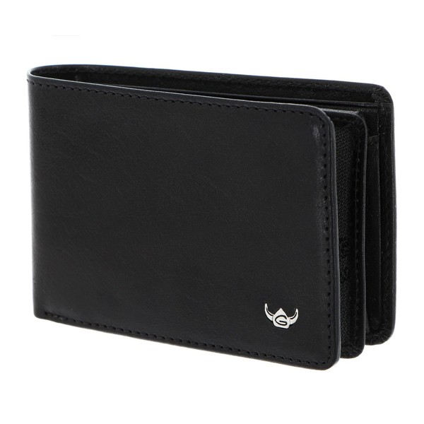 Golden Head Colorado RFID Leather Wallet 7.5 cm, black, coin