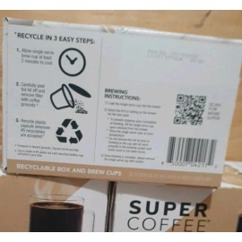 SUPER COFFEE!  VANILLA 10 k-cup Positive Energy Brew Keto L-THEANINE ANTIOXIDANT