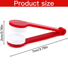 iwobi 10 Pcs Cleaning Glasses Sunglasses,Microfiber Cleaning Brush,Convenient Eyeglass Brush with Tweezers Eyeglass Wipes Tool,Safe for All Lens(Green,Red,Black,Blue,Orange)