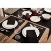 Solino Home Black Table Runner 72 Inches Long - Dru