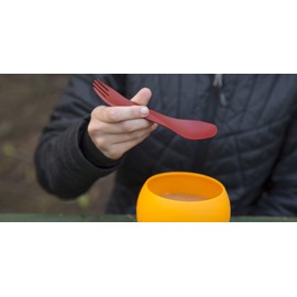 humangear GoBites Uno Travel Spork / Camping Spork, Yellow