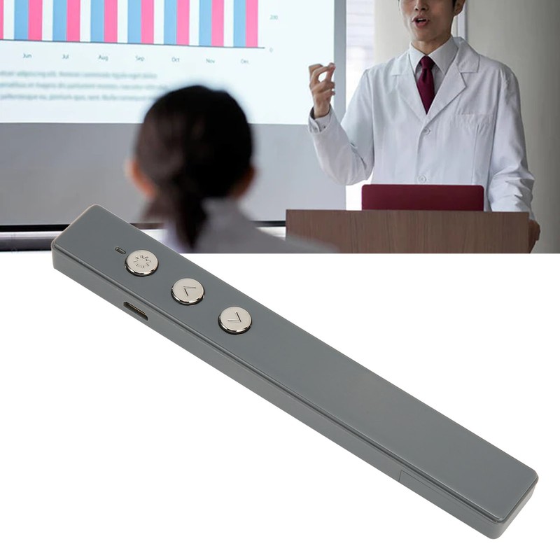 Presentation Clicker 2.402GHz to 2.483GHz Ergonomic Plug and Play Wireless