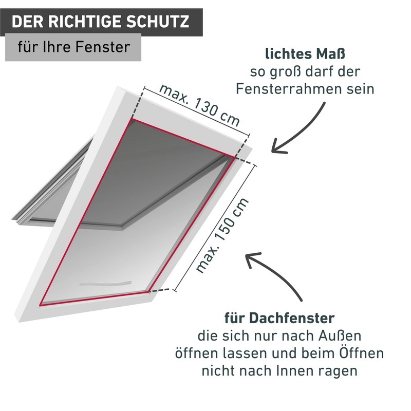 IS Plus Fly Roof 130 x 150 cm W