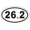 26.2 Marathon Oval Bumper Sticker