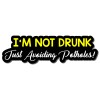 OwnTheAvenue NOT DRUNK AVOIDING POTHOLES JDM Funny Drift Race Decal