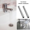 Micro Traders 2PCS Kitchen Sink Basket Screw 90mm M12 Chrome-plated