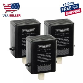 Sub-Zero 7007067 7042798 Refrigerator Air Purification Cartridge Pack of 3