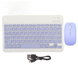 Keyboard and Mouse,Ultra Slim Bluetooth Keyboard and Mouse Combo Rechargeable Portable Keyboard Mouse Set for Laptop PC Cellphone(for)