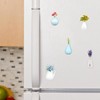 lasuroa 5pcs Mini Vase Fridge Magnets, Funny Ceramic Vase Refrigerator