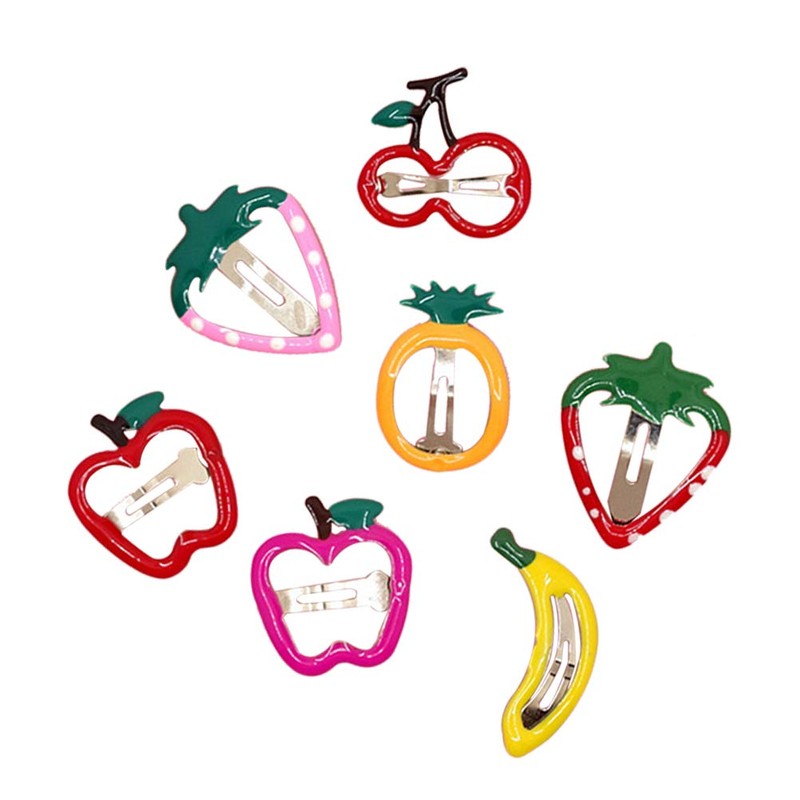 Lurrose 14pcs Hair Clip for Kids with Fruit Shape Hair