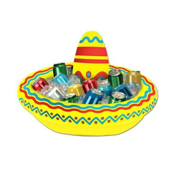 Inflatable Sombrero Cooler Cinco De Mayo Fiesta Mexican Decorations