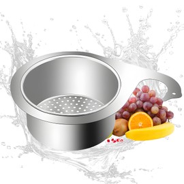 RUIAO Colador de Cocina de Acero Inoxidable, Cisne, Plateado