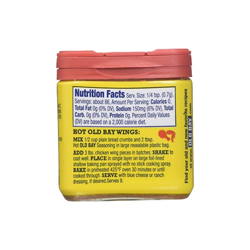 Old Bay McCormick Hot Seasoning, 6.36 Ounce (Pack of 3)