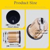 2 Pack Brass Mortise Door Cylinder Lock, 1 1/8" Inch