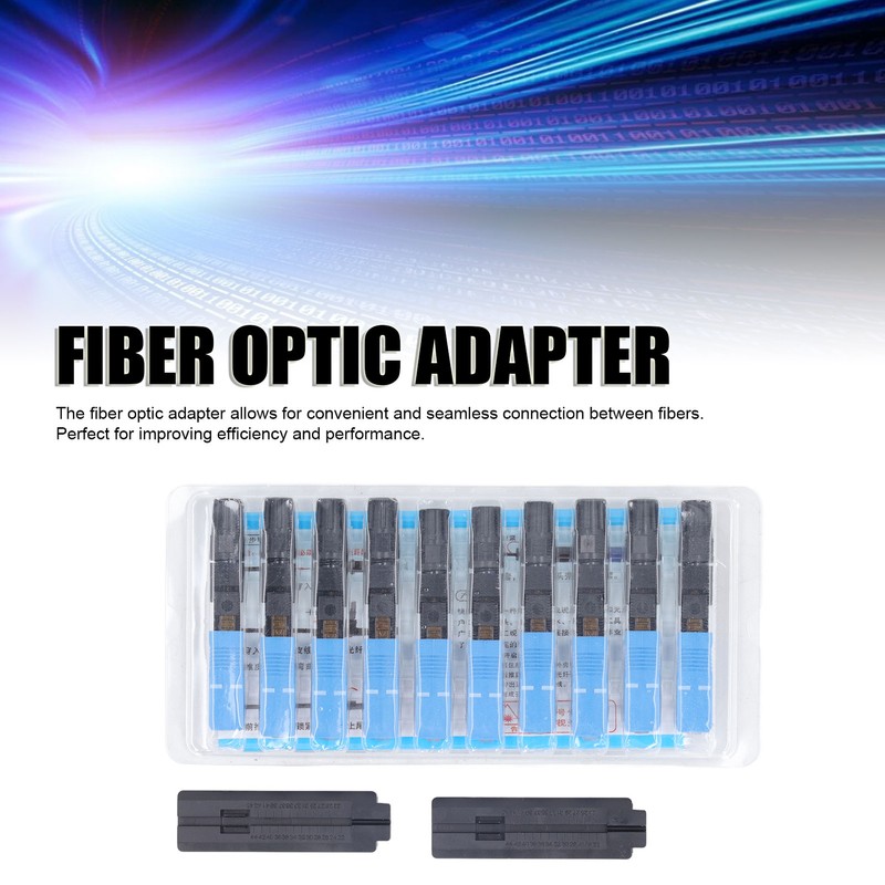 100Pcs Fiber Optic Connector Kit Embedded Type Fiber Optic Fast
