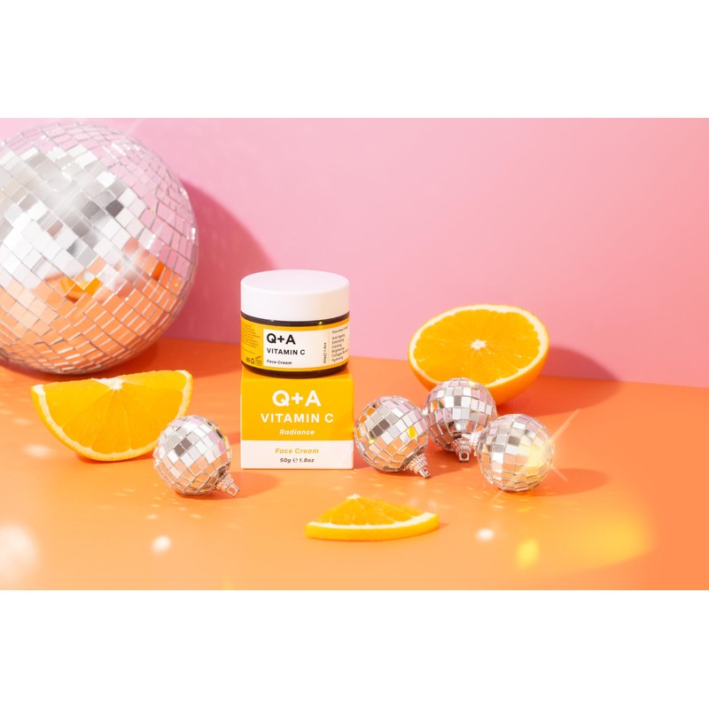 Q+A Vitamin C Radiance Cream - Hydrating, Anti-Ageing Face Cream