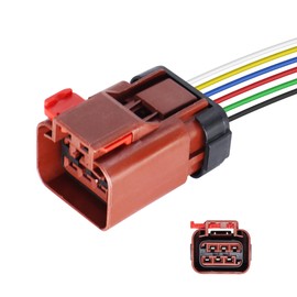 HiSport 5013984AA 1P1645 Tail Light Wire Harness Connector Compatible with Dodge Chrysler Jeep Vehicles 1997-2010 1PC