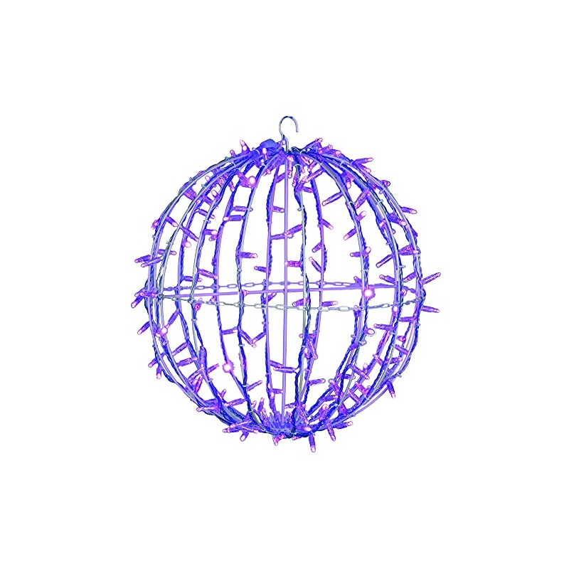 Vickerman 180Lt x 20" Fold Flat Purple LED Twinkle Jumbo