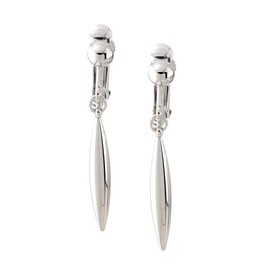 Jewelry Shop M Women's Men's Simple Metal Earrings, Made in Japan, Cosplay, Hypoallergenic, Screw Type, Brass