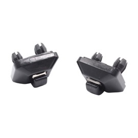 TAKPART 2x Black Sun Visor Inner Clip Hook Holder for A1 A3 A4 A5 Q3 Q5 8U0857562A 8E0857562A