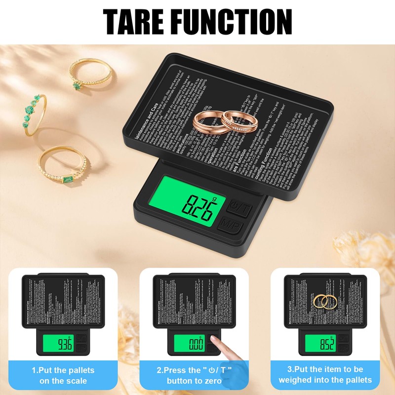 Digital Pocket Scale 1000g x 0.01g, Diyife Portable Precision Gram