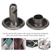 500 Sets Leather Rivets 8x8mm Electroplating Process High Hardness Iron