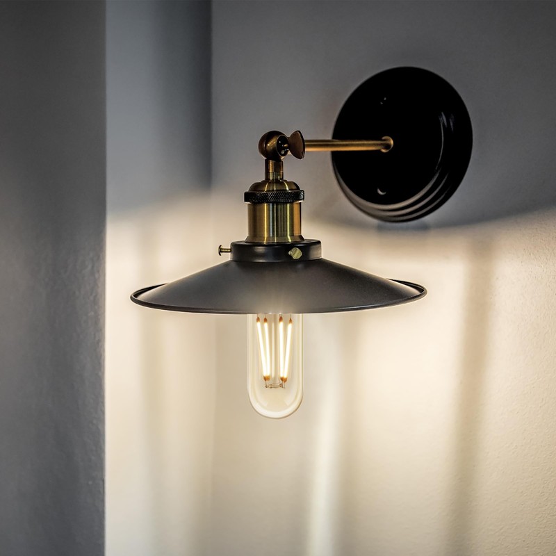 Feit Electric Vintage Exposed Filament Amber Glass LED T10 with